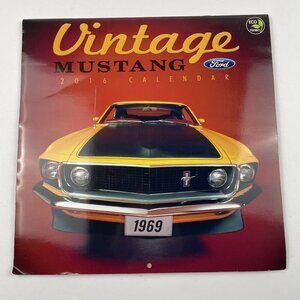 VINTAGE MUSTANGS - 2016 Wall Calendar